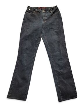 Vintage Lois Slim Bootcut Jeans Black Size 30 X 29